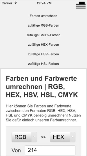 Farben und Farbcodes umrechnen(圖2)-速報App