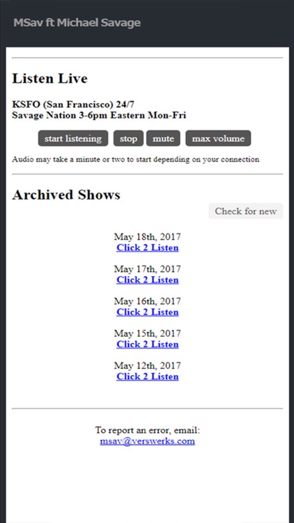 MSav featuring Michael Savage and Savage Nation
