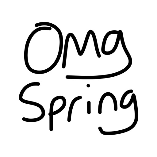 Spring pic emoji & keyboard stickers for iMessage icon