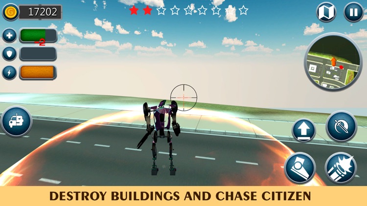 Transforming Bike Robot Race 3D