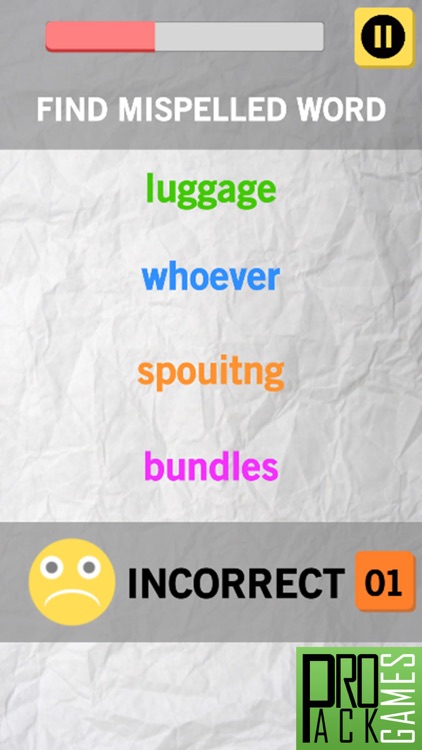 Spot Misspelled Word Homeschooling & Spelling Test screenshot-3