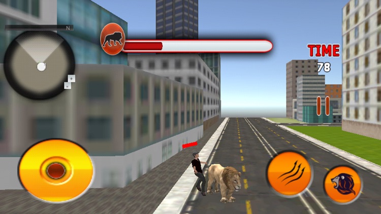 Wild Lion City Attack 3D- Big Cat Hunt