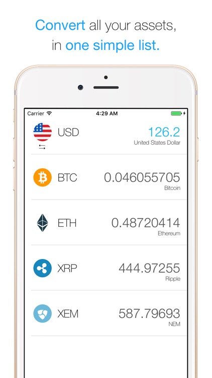 Conv - Crypto Converter for Bitcoin & Altcoins