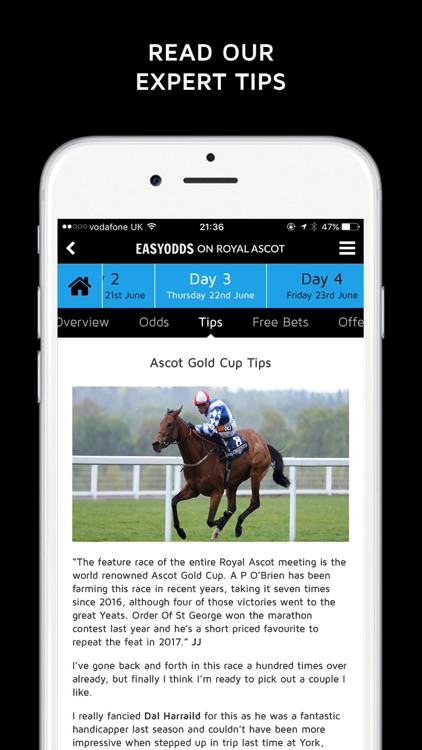 Easyodds on Royal Ascot screenshot-3