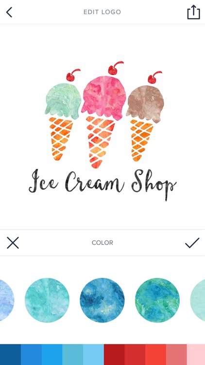 Watercolor Logo Maker - Small Business Logo Design