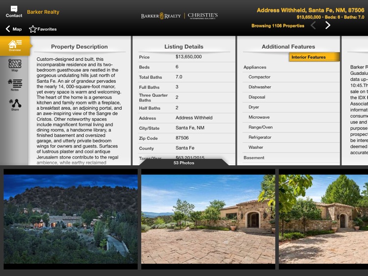 Santa Fe Real Estate Mobile for iPad screenshot-3