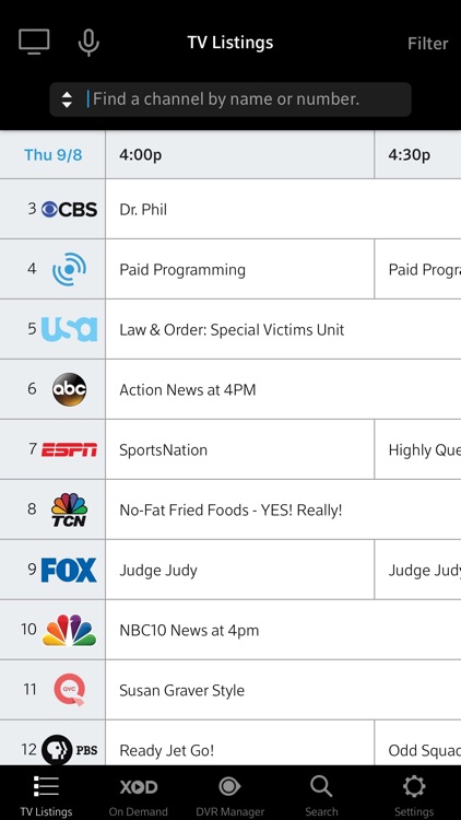 XFINITY TV Remote
