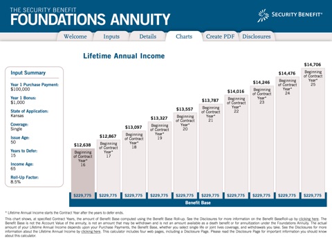 Foundations Income Calculator screenshot 4