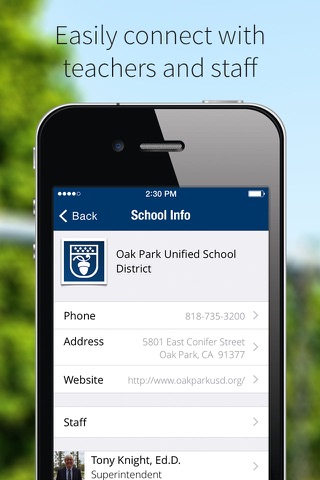 Oak Park USD screenshot 2