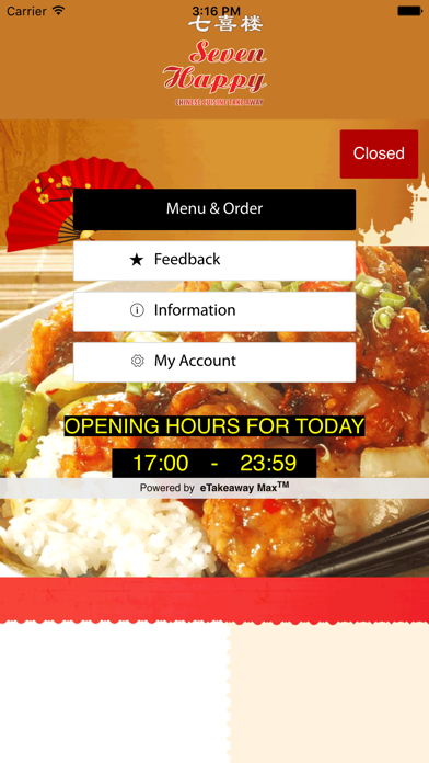 How to cancel & delete Seven Happy Chinese Takeaway from iphone & ipad 1