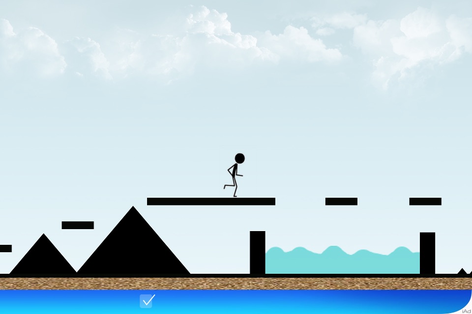 Stickman Ironman Challenge Lite screenshot 2