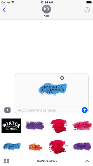 Winter is Coming Sticker Pack(圖2)-速報App