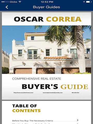 Oscar Correa Real Estate screenshot 3