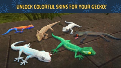 Gecko Survival Simulator 3D Screenshot on iOS