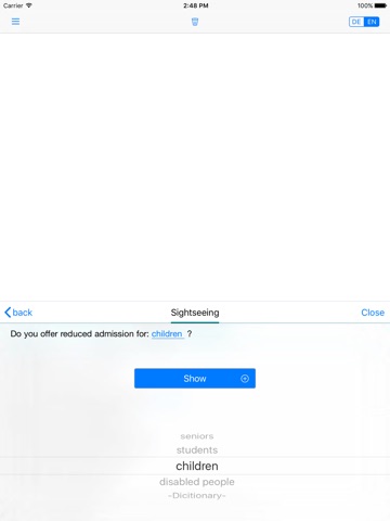 Yocoy : Intelligent Translator English to German. screenshot 3