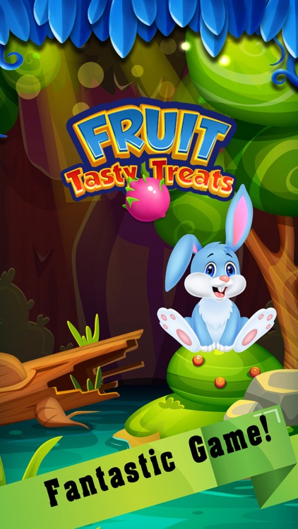 Tasty treats fruit on match 3 game