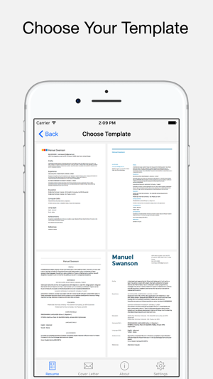 Classic Resume: cv, resume, cover letter builder(圖2)-速報App