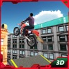 Motorbike Roof Jumping Stunts & Pro Driver Sim