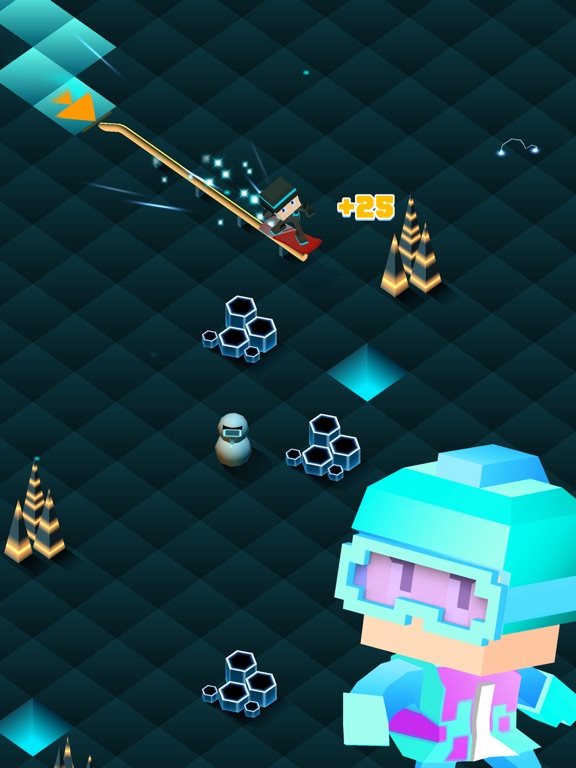 Скачать игру Blocky Snowboarding