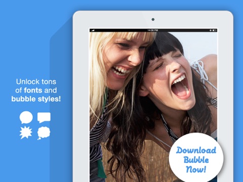 Bubble+ Add Speech Captions & Quotes to Photos - náhled