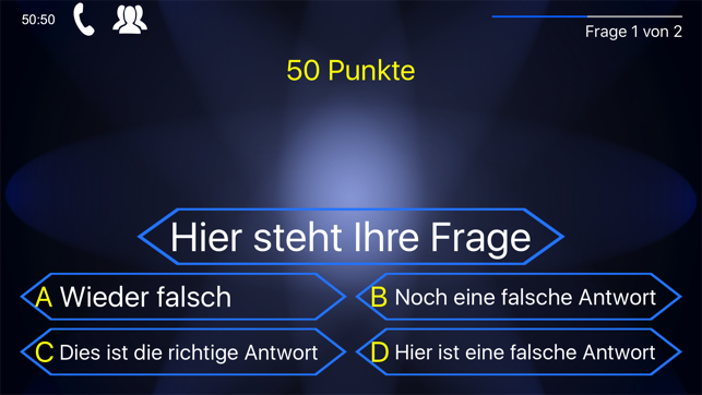 Millionär Quiz-selber gemacht(圖2)-速報App