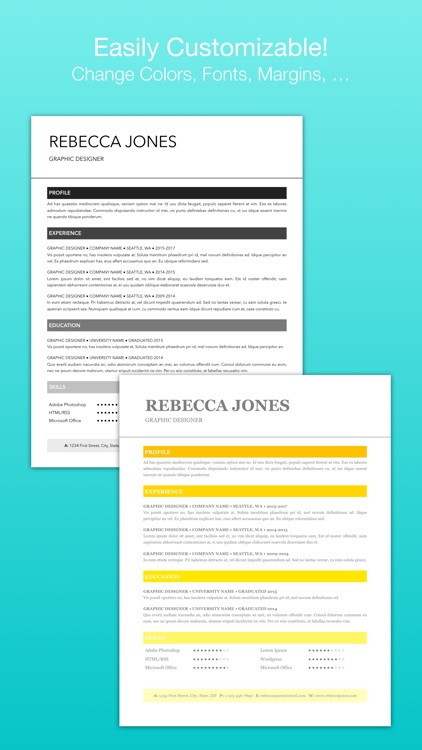 Resume Templates for Pages (by Nobody)