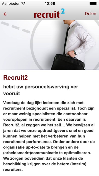 How to cancel & delete Recruit2 - Recruitment Consultancy and Services from iphone & ipad 2