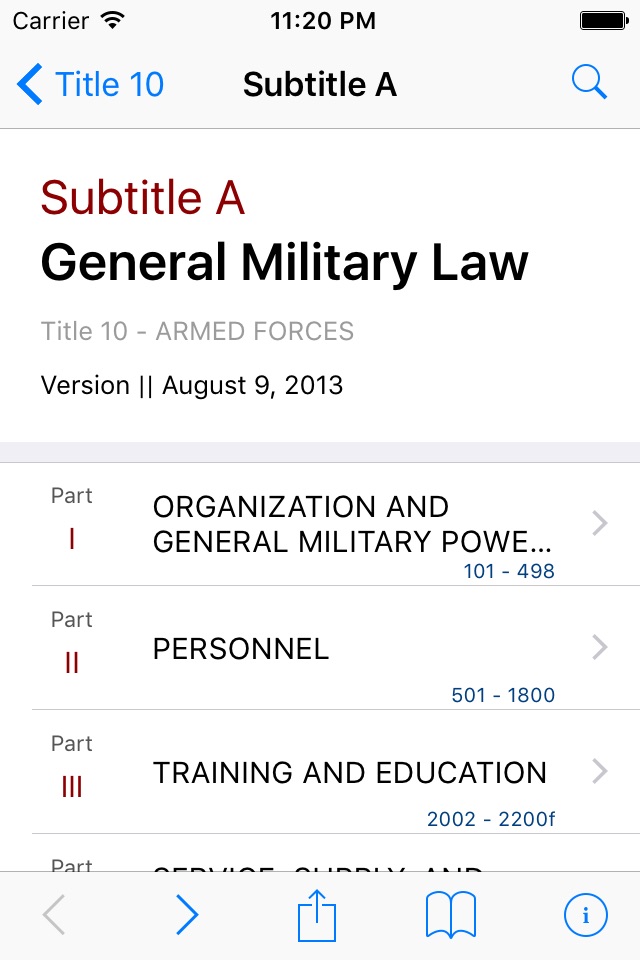 10 USC - Armed Forces (LawStack Series) screenshot 2