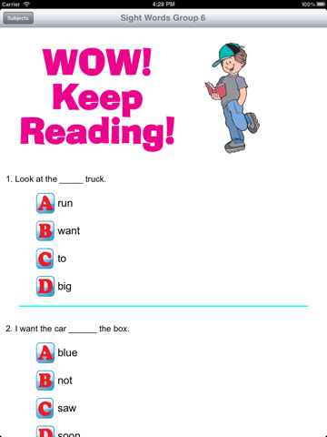 Mastering Sight Words Level 1 screenshot 2