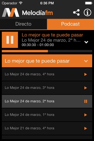 Melodía FM Radio screenshot 3