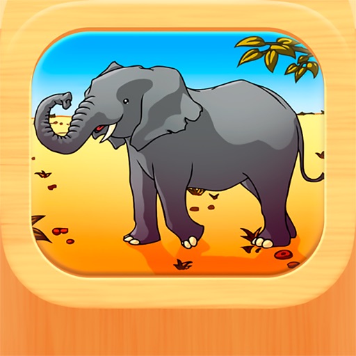 Wild Animal Puzzle for Kids iOS App