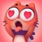 Taffy Cat in Love – Emoji & Stickers