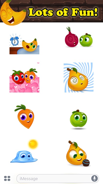 BANANAS: Animated Funny Cute Fruit Stickers