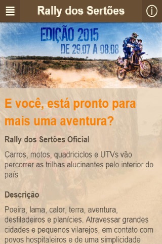 Rally dos Sertões 2017 screenshot 2