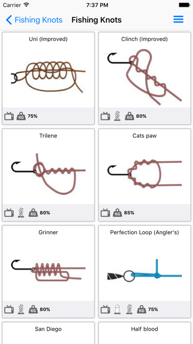 Fishing Knots Pro Screenshot 2