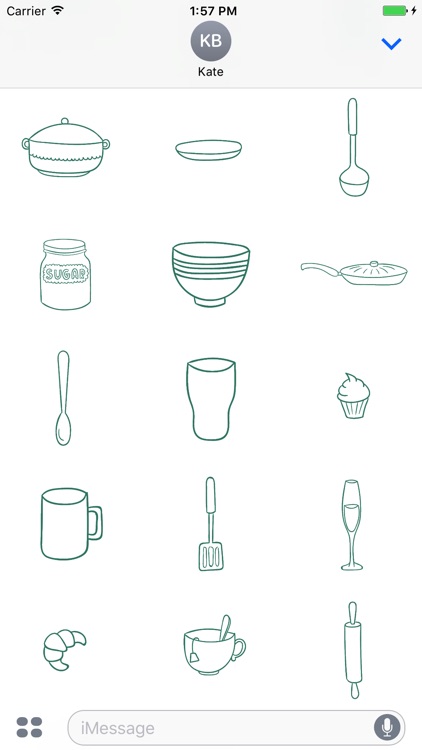 Animated Cute Kitchen Stickers screenshot-3