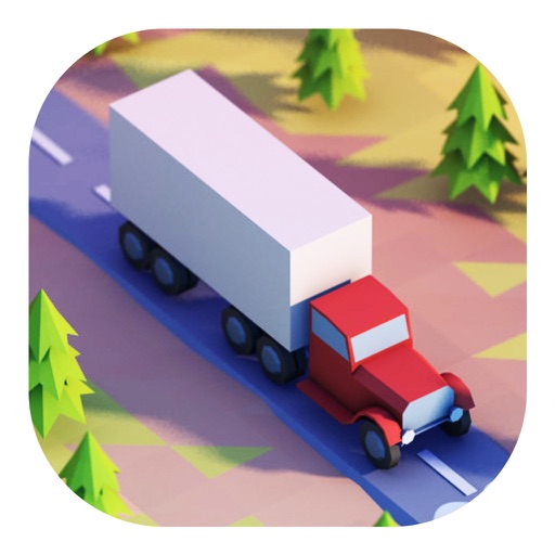 Off Road Cargo Truck Driving Simulation 3D Icon