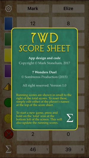 7WD – Score Sheet(圖2)-速報App