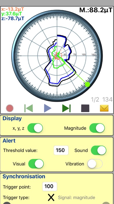 Gauss Tesla Meter screenshot 3