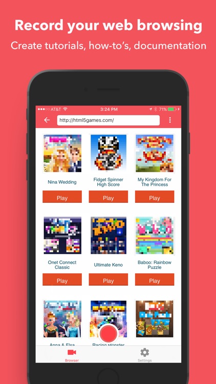 Web Browser Recorder | Record games and websites