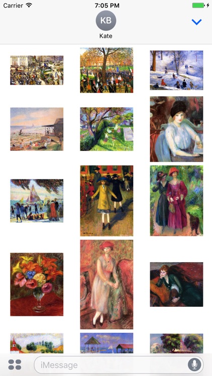 William James Glackens Artworks Stickers screenshot-3