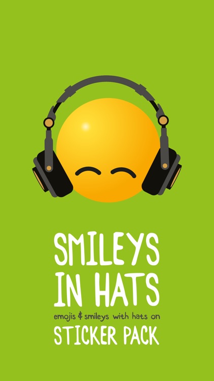 Smileys in Hats Sticker Pack