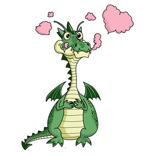 Cute Dragon Sticker for iMessage icon