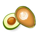 Avolatte - Avocado and Coffee Stickers