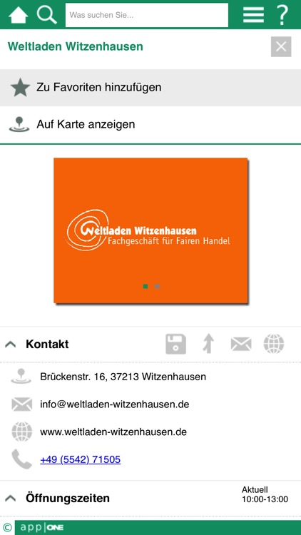 Witzenhausen app|ONE