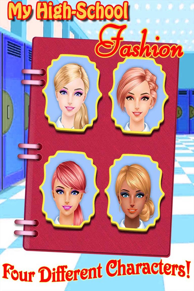 My High School Fashion Dressup Salon screenshot 2