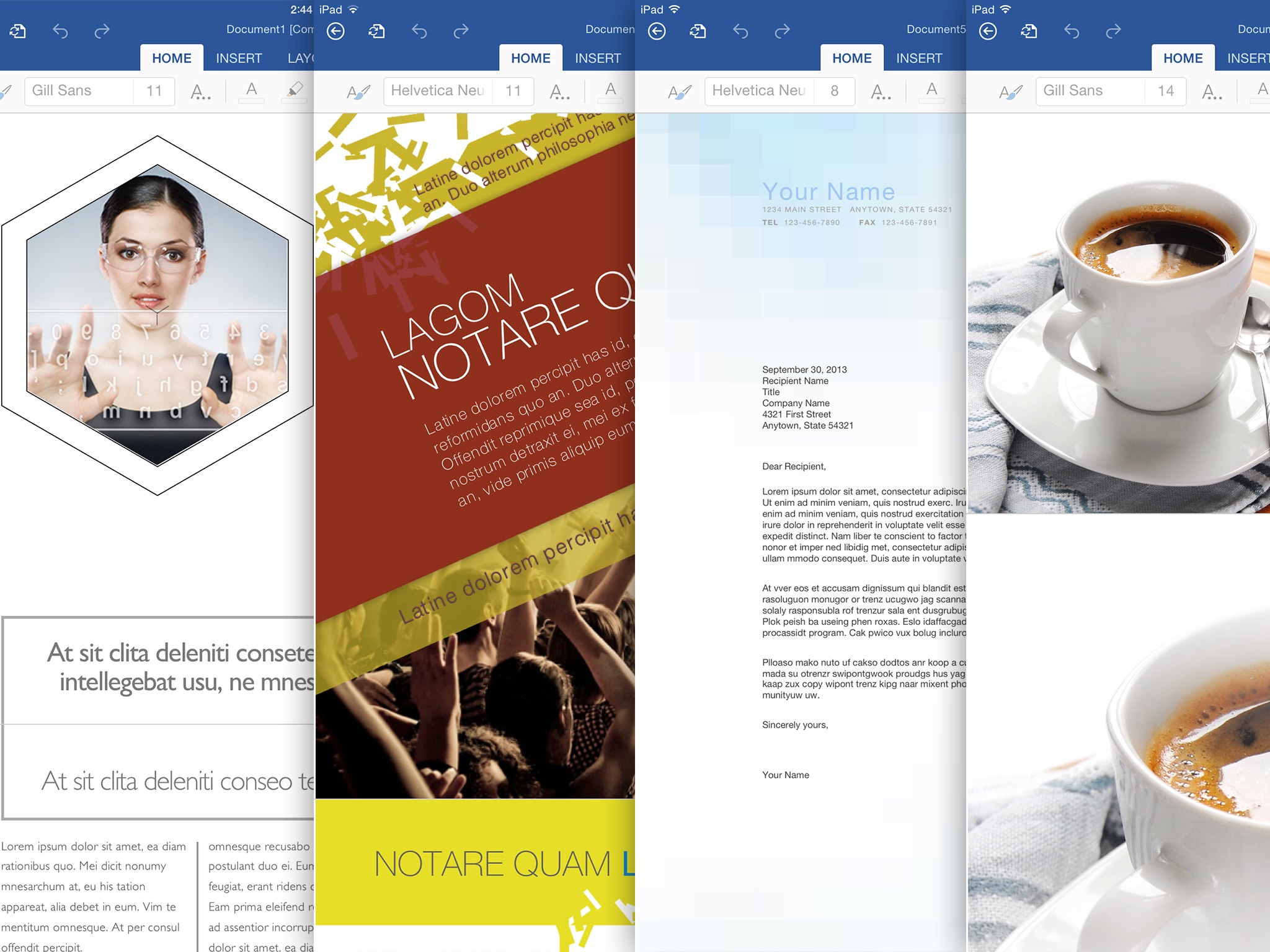 Templates for MS Word Document screenshot 3