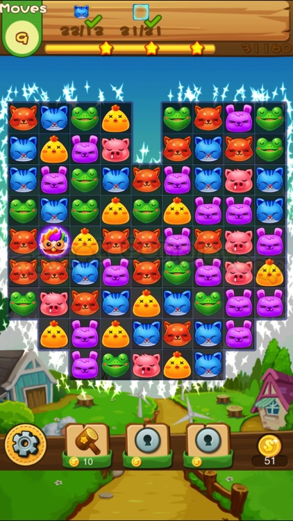 Animal Pop Fun - Match 3 Games