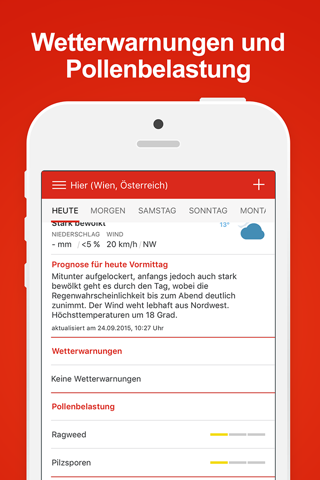 Wiener Städtische Wetter Plus screenshot 2