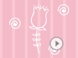 Animated Cute Flower Stickers